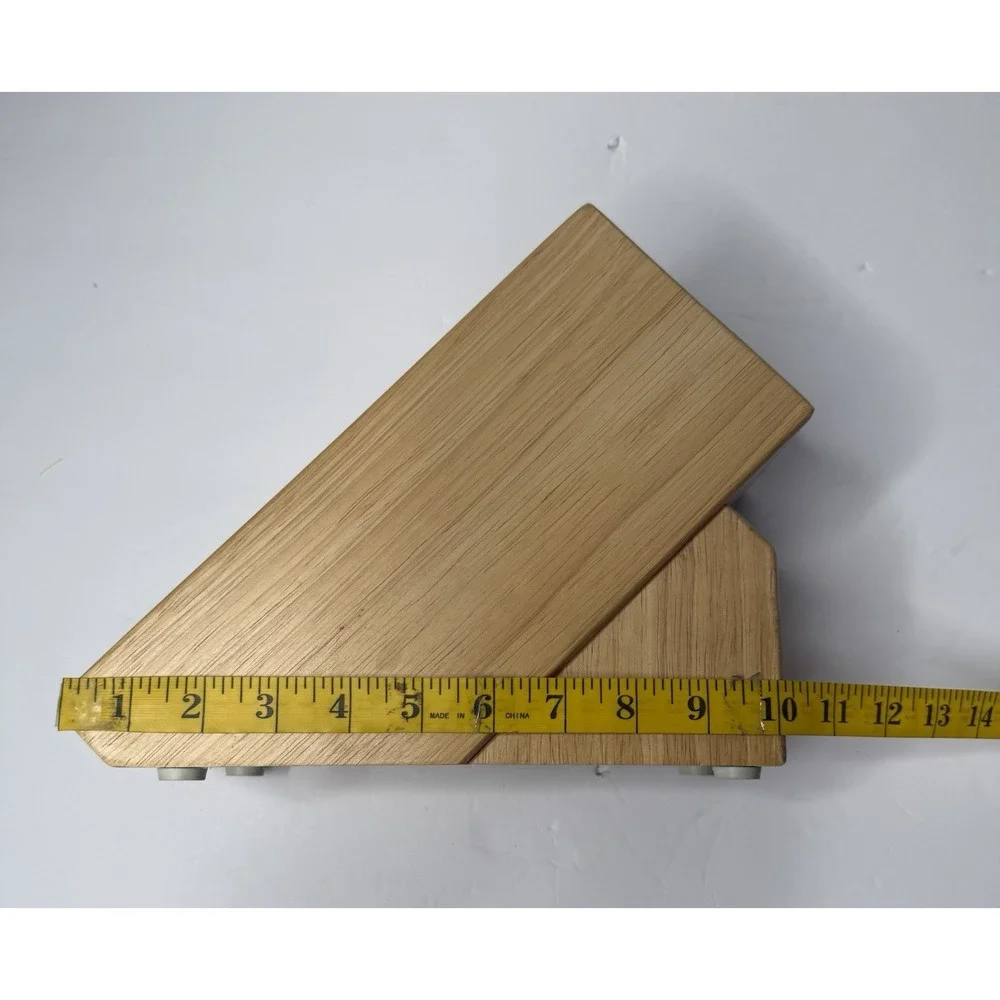 JA Henckels International Knife Block 16 Slot Wooden Knife Holder Zwilling Oak
